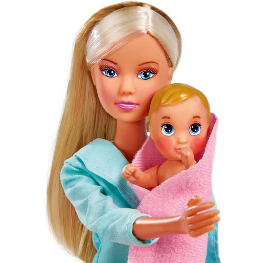 Steffi Love Baby Doctor Doll 29cm – Pediatrician Playset with Baby & Accessories