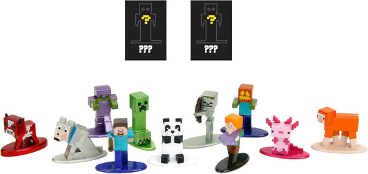 Jada Toys Minecraft Nano Metalfigs Full Set – 13 Die-Cast Collectible Figures