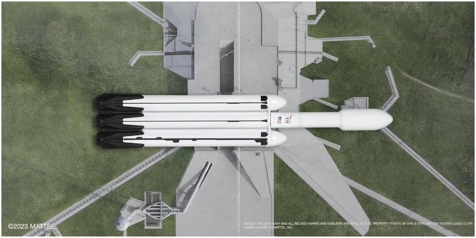 Matchbox Sky Busters HHT44 SpaceX Falcon Heavy – Detailed Diecast Rocket Model