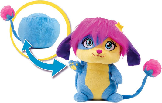 Popples Lulu Deluxe Transformable Plush – 25cm (10”) Soft Toy by Spin Master