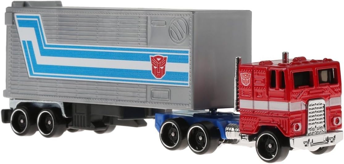 Hot Wheels Track Fleet Haulers Diecast 1:64 Transformers Optimus Prime Truck