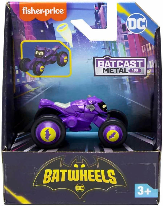 Fisher-Price DC Batwheels Bibi The Batgirl Cycle – 1:55 Scale Diecast Vehicle Car HML12