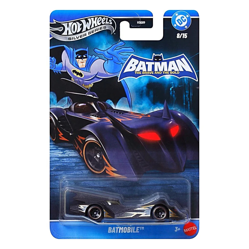 Hot Wheels Silver Series DC Batman HDG89 Die-Cast Premium Collector Cars 1/64
