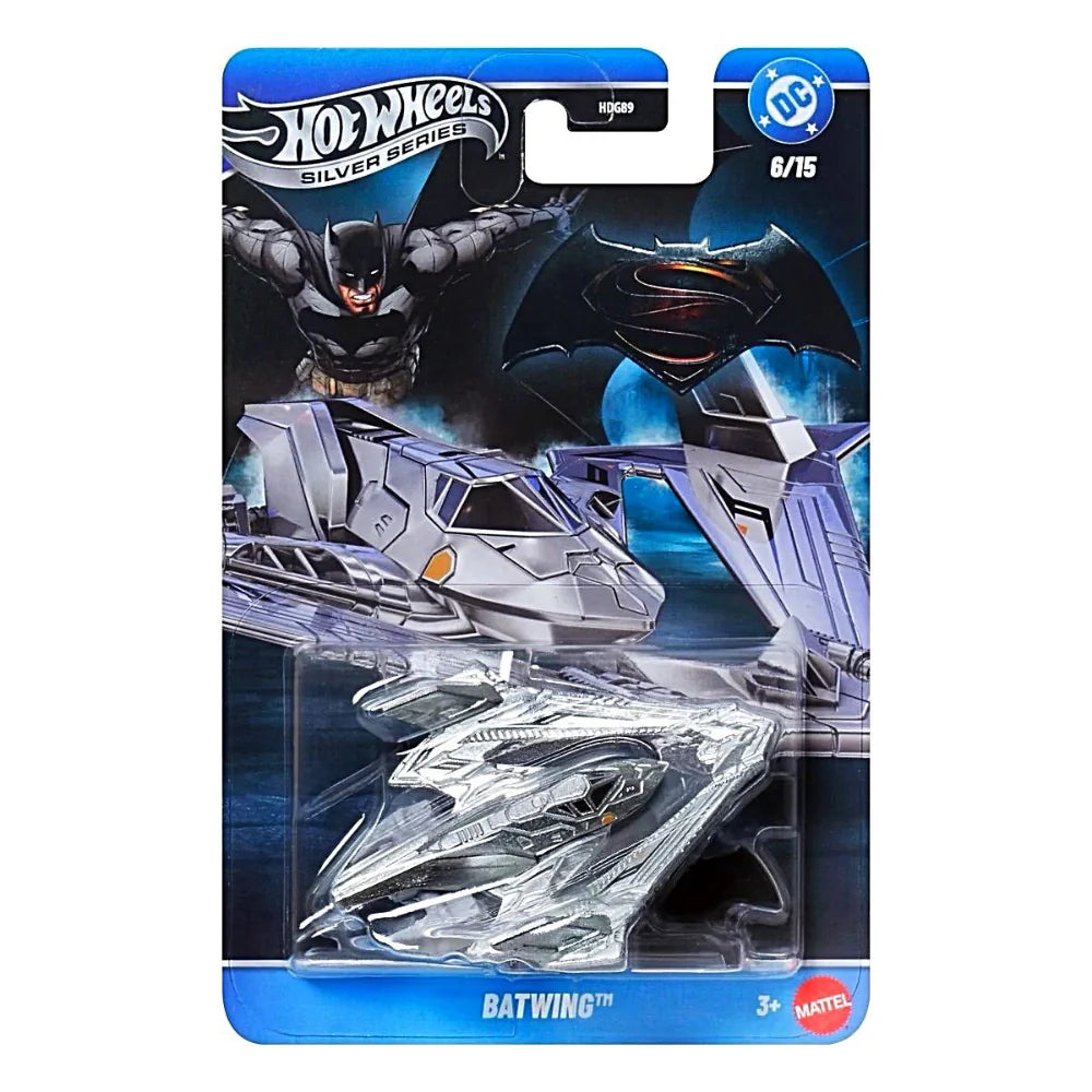 Hot Wheels Silver Series DC Batman HDG89 Die-Cast Premium Collector Cars 1/64