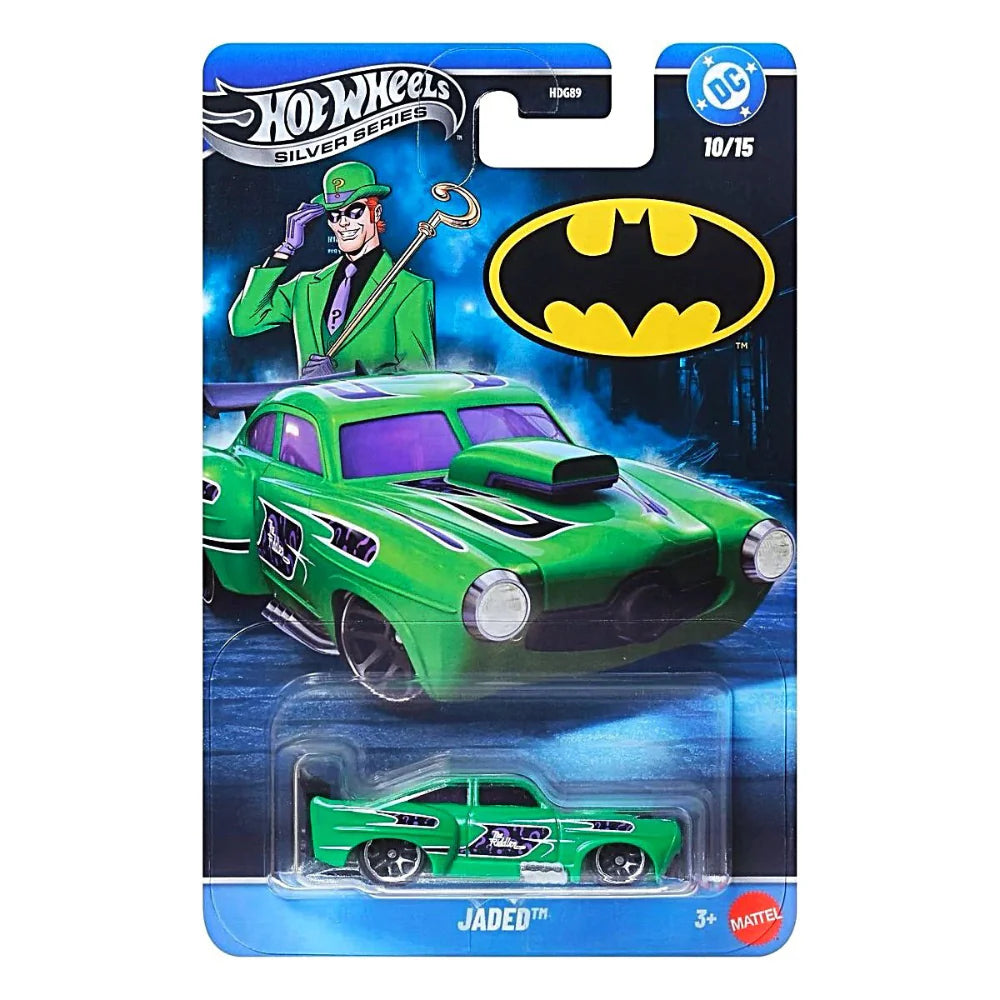 Hot Wheels Silver Series DC Batman HDG89 Die-Cast Premium Collector Cars 1/64