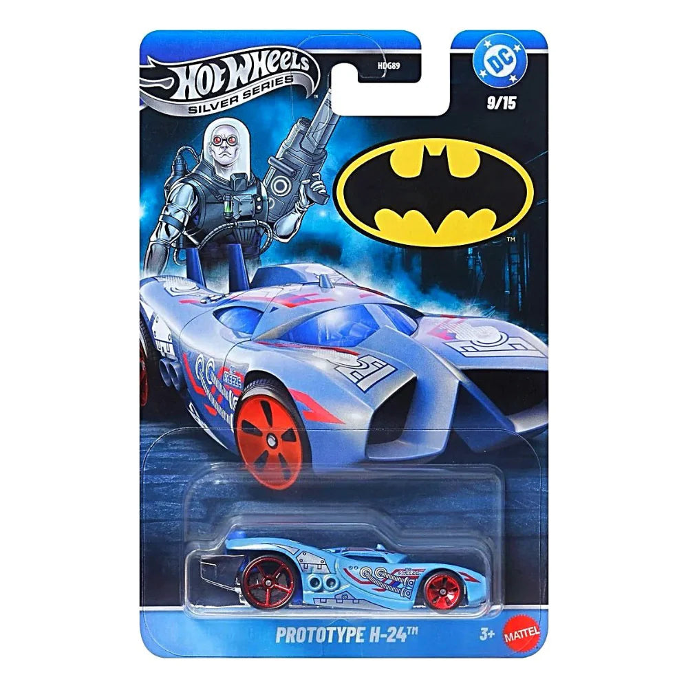 Hot Wheels Silver Series DC Batman HDG89 Die-Cast Premium Collector Cars 1/64