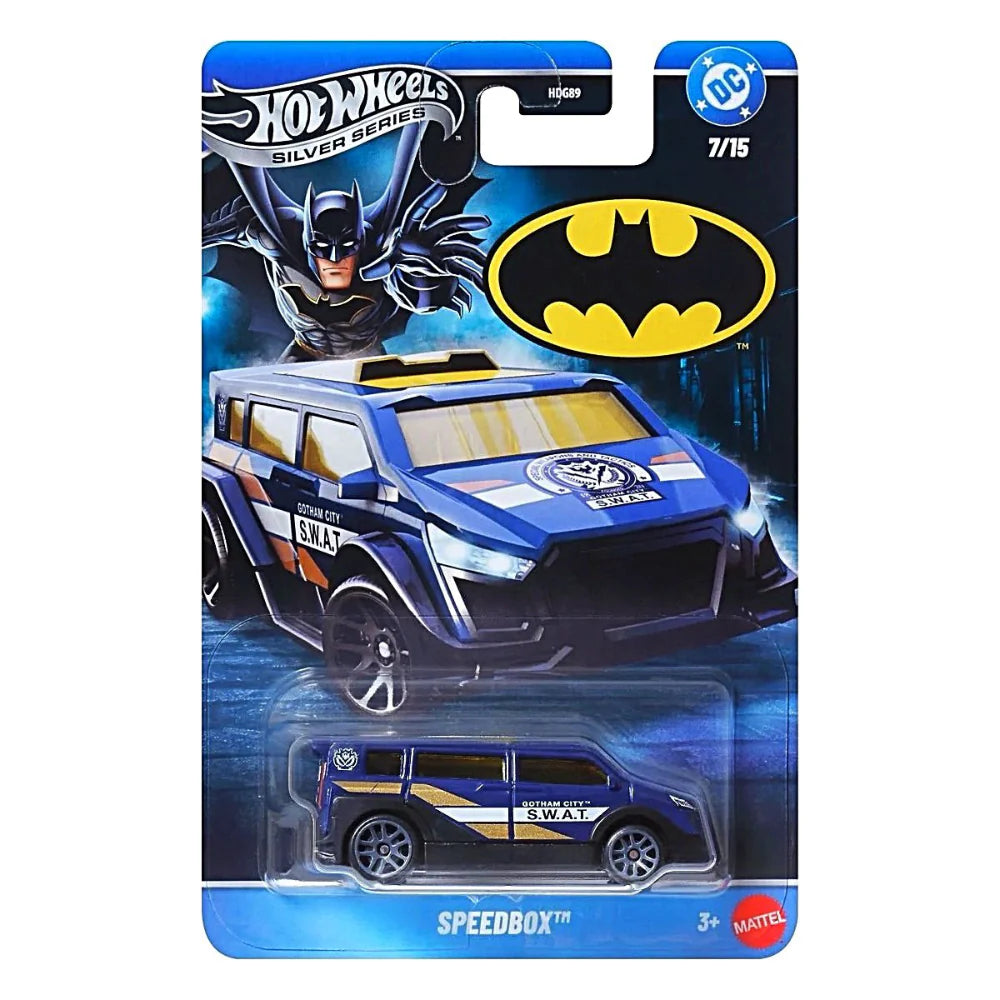Hot Wheels Silver Series DC Batman HDG89 Die-Cast Premium Collector Cars 1/64