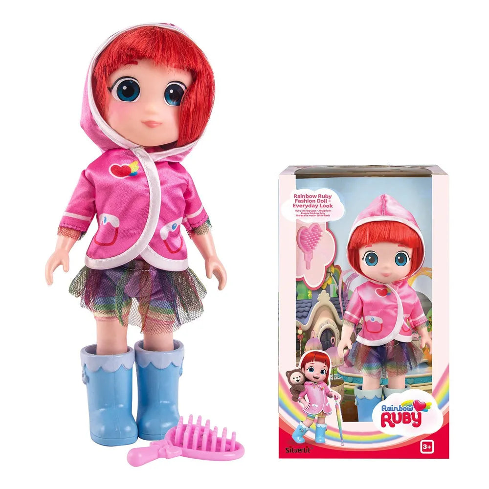 Rainbow Ruby Everyday Look Fashion Doll 20cm w/ Accessories – Silverlit