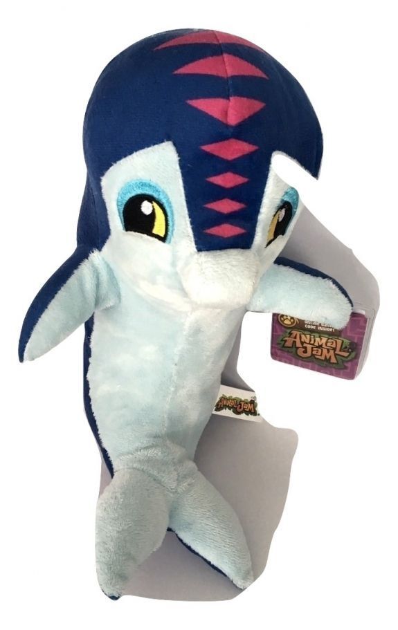 Animal Jam 11" Soft Plush Dolphin – Cuddly and Collectible Plush Toy