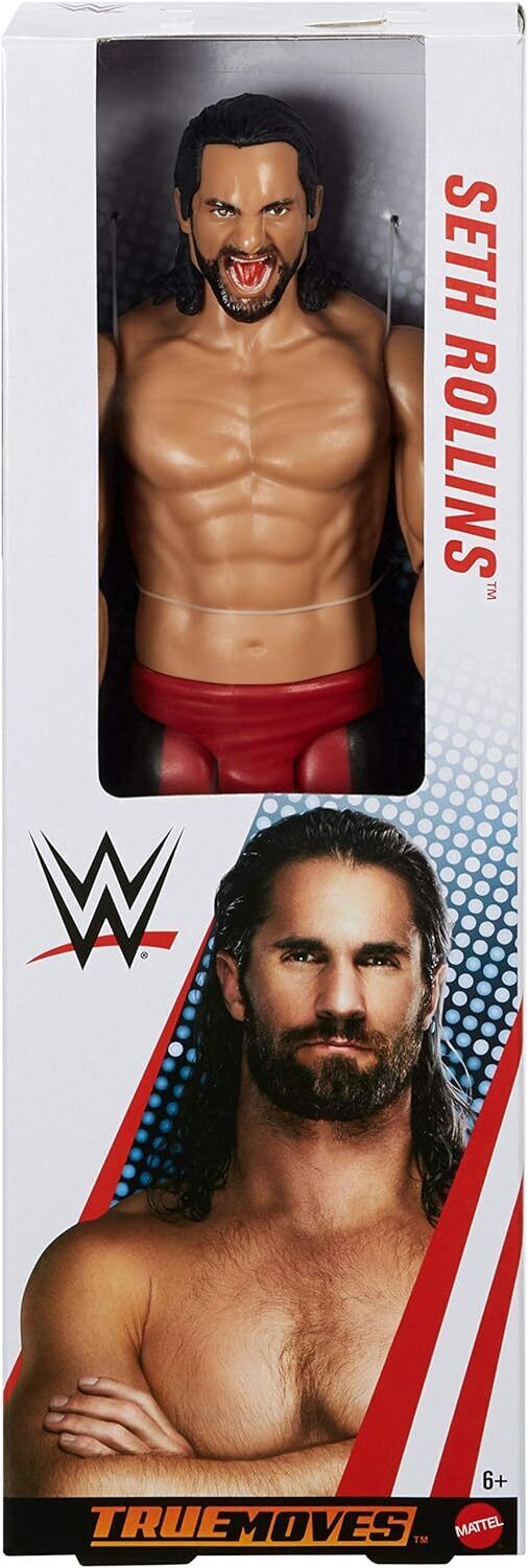 Mattel WWE True Moves 12" (30cm) Articulated Figure – Seth Rollins DJJ16 – New in Box