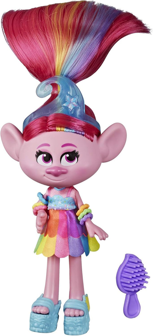 DreamWorks Trolls World Tour Glam Poppy Fashion Doll by Hasbro