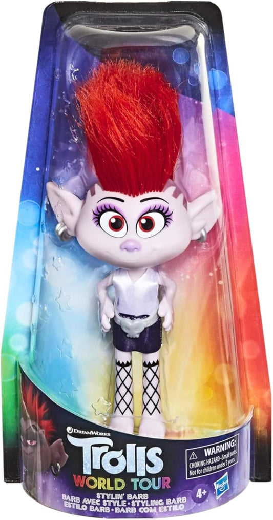 DreamWorks Trolls World Tour Stylin' Barb Fashion Doll by Hasbro