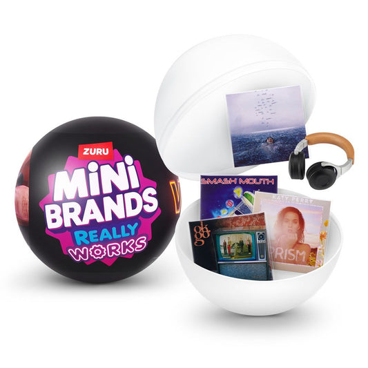ZURU Mini Brands Real Littles Mini Vinyl Records – 3, 5, 10, 15 or 20 Different Records