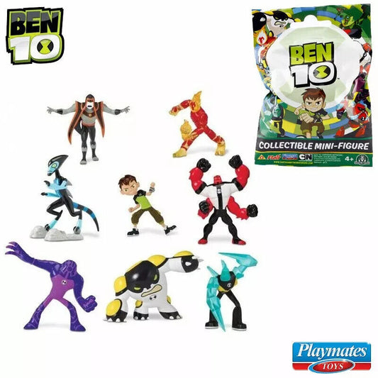 Ben 10 Mini Figures 2.5" – Giochi Preziosi / Playmates 76715 – Full Set 8 - Collectible