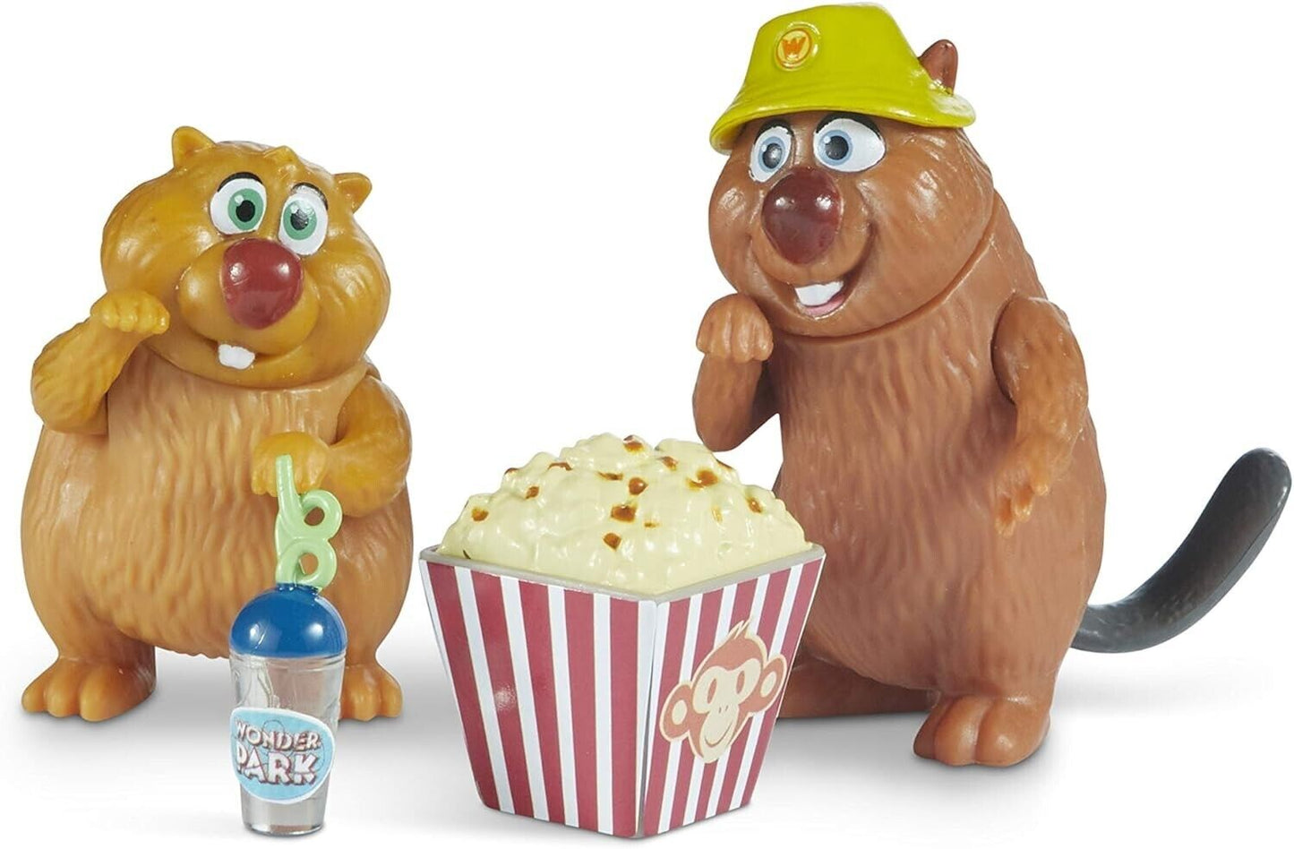 Wonder Park Action Mini Figure – Gus & Cooper & Popcorn and Souvenir Cup – Collectible Toy