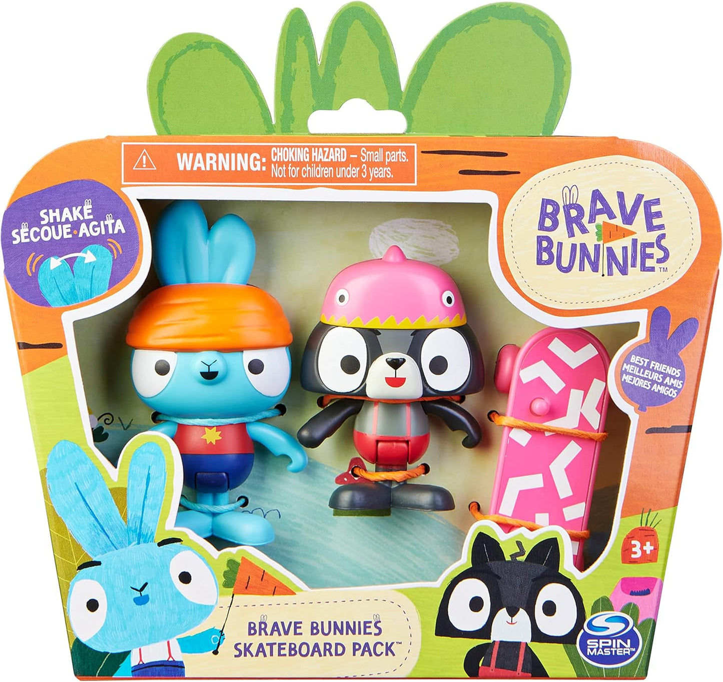 Spin Master Brave Bunnies Skateboard Pack