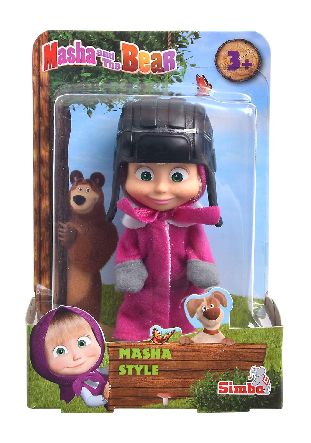 Simba Masha and The Bear Masha Style 5" Doll Masha Pilot