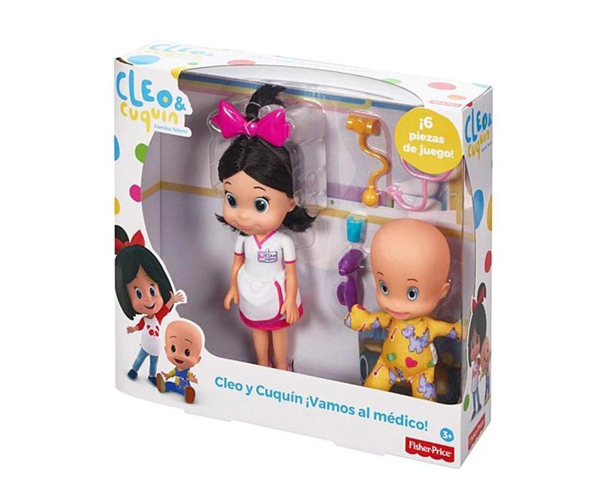 Cleo & Cuquin Doctor Set – Telerín Family Playset by Fisher-Price Mattel