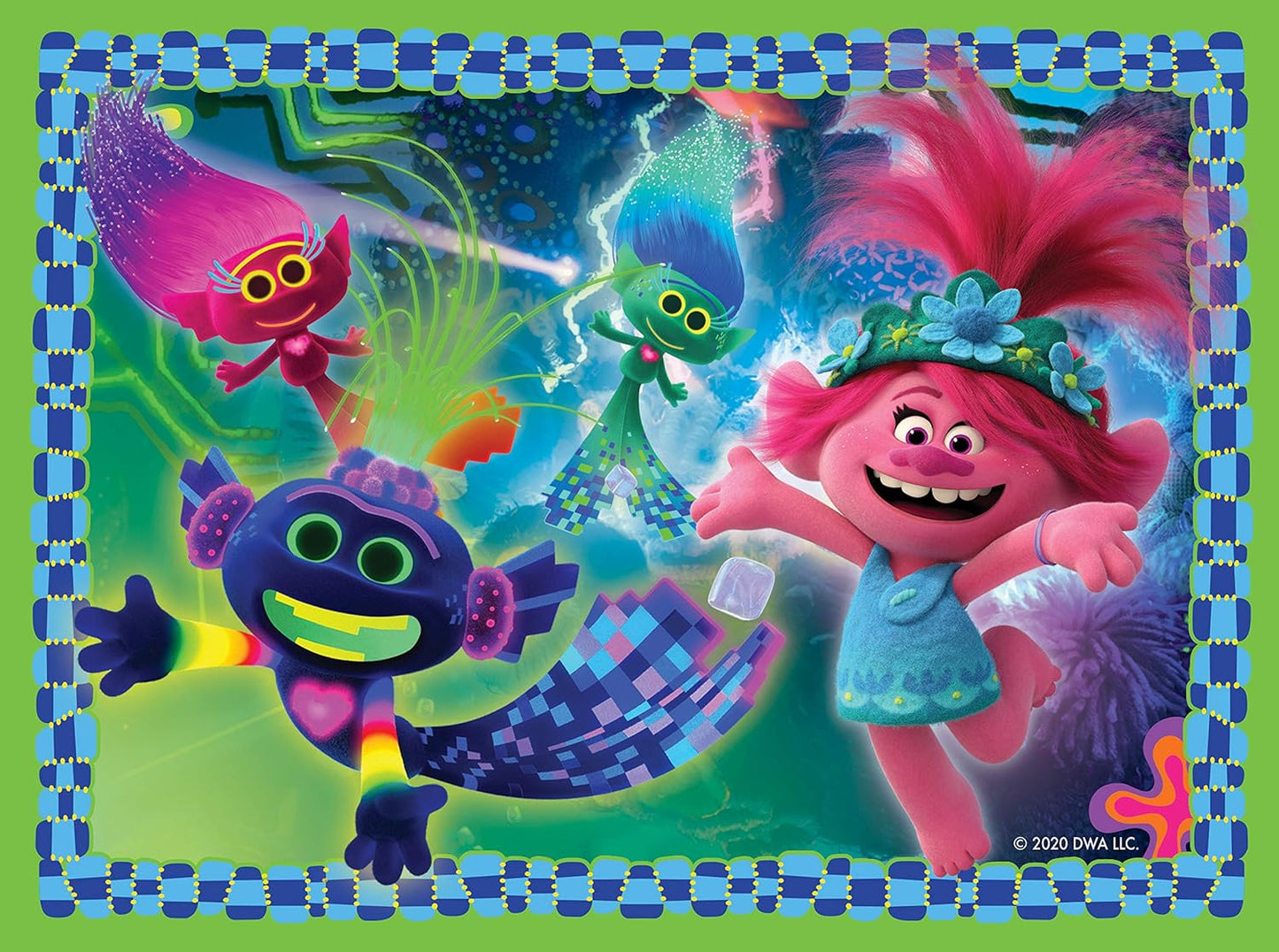 Ravensburger Trolls World Tour 4-in-1 Jigsaw Puzzle Set – 12, 16, 20 & 24 Pieces | Ages 3+
