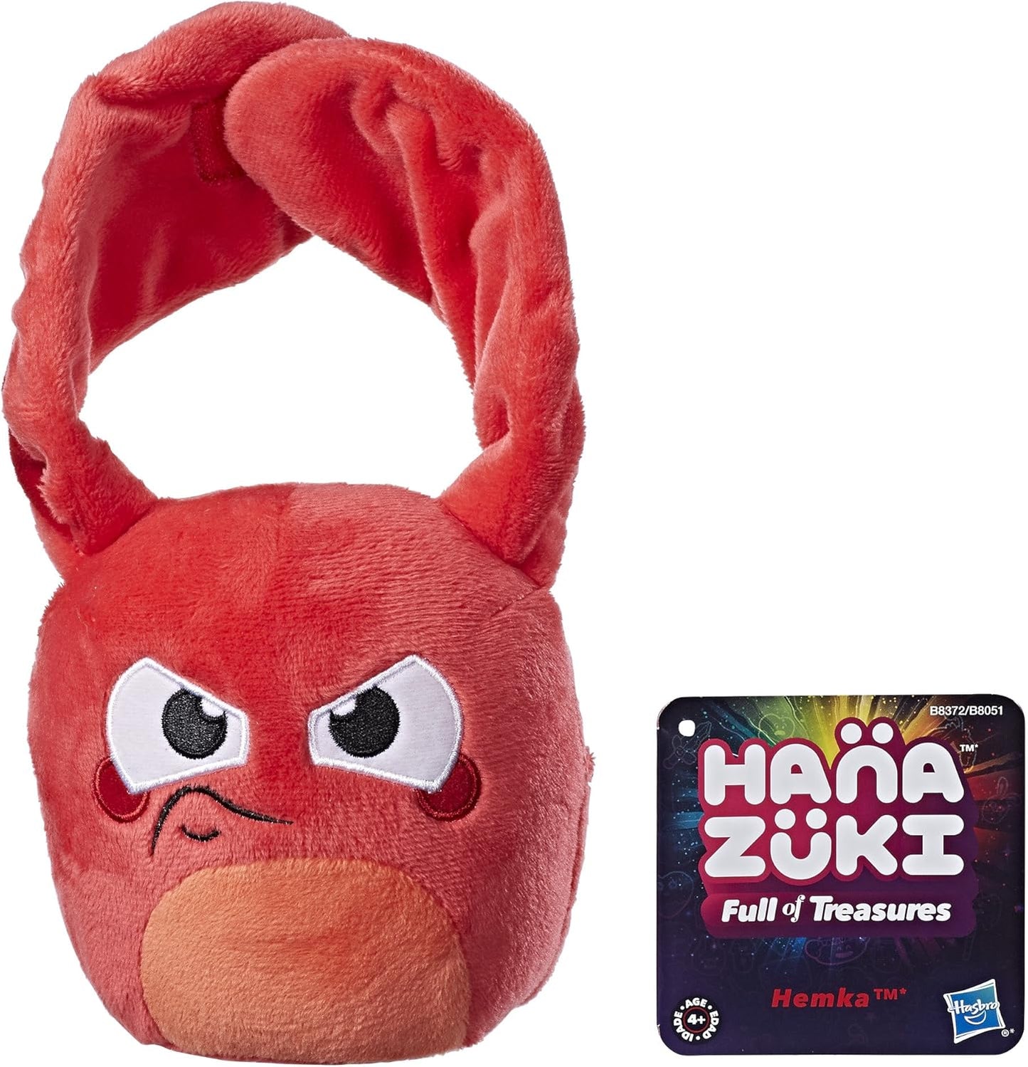 Hanazuki Full Of Treasures Hemka Red Feisty Plush Toy by Hasbro