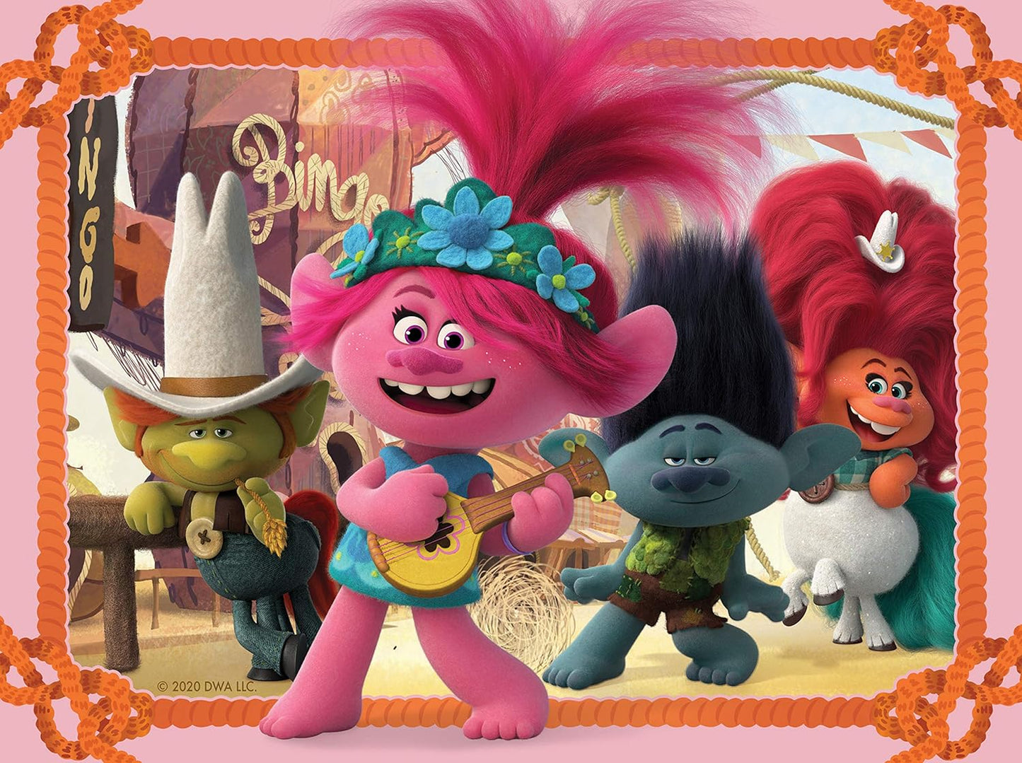 Ravensburger Trolls World Tour 4-in-1 Jigsaw Puzzle Set – 12, 16, 20 & 24 Pieces | Ages 3+
