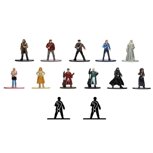 Jada Nano Metalfigs Harry Potter Die Cast Mystery Figure Full Set 13