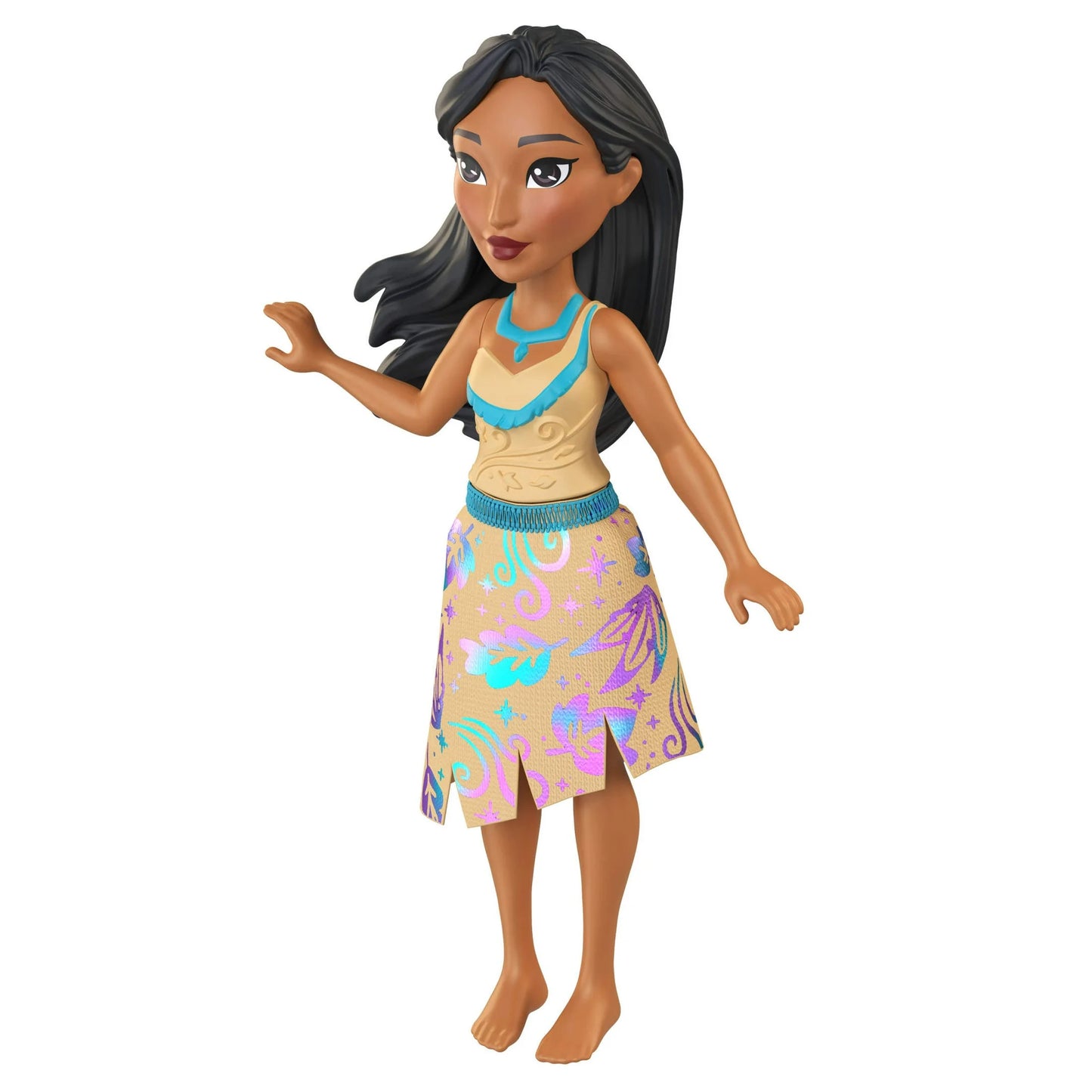 Mattel Disney Princess Pocahontas 9 cm Articulated Mini Doll HLW69 – Iconic Outfit