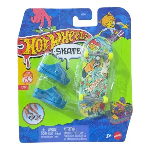 Hot Wheels Skate Tony Hawk Fingerboard & Shoes – Assorted Design | Mattel