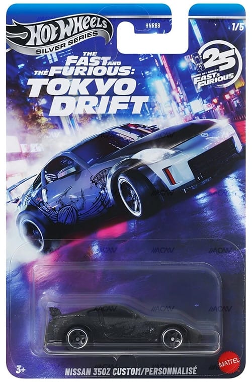 Hot Wheels 2026 Fast & Furious Tokyo Drift – Silver Series Die-Cast Car | Choose Your Model
