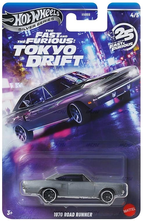 Hot Wheels 2026 Fast & Furious Tokyo Drift – Silver Series Die-Cast Car | Choose Your Model