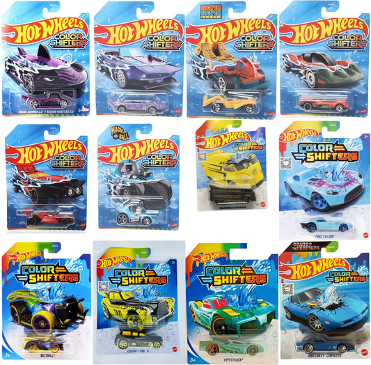 Mattel Hot Wheels Color Shifters BHR15 1:64 Water-Activated Cars – Choose Model