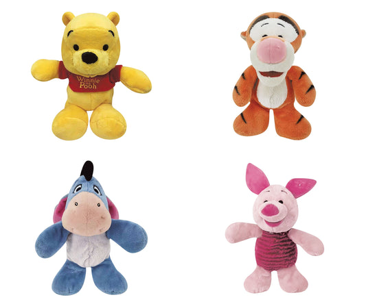 Disney Winnie the Pooh  Flopsies Refresh Plush Toy 20cm – Winnie the Pooh, Eeyore, Piglet & Tigger | Choose Your Character