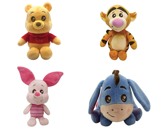 Disney Winnie the Pooh Twinkle Eye Plush 23cm – Winnie the Pooh, Eeyore, Piglet & Tigger | Choose Your Character
