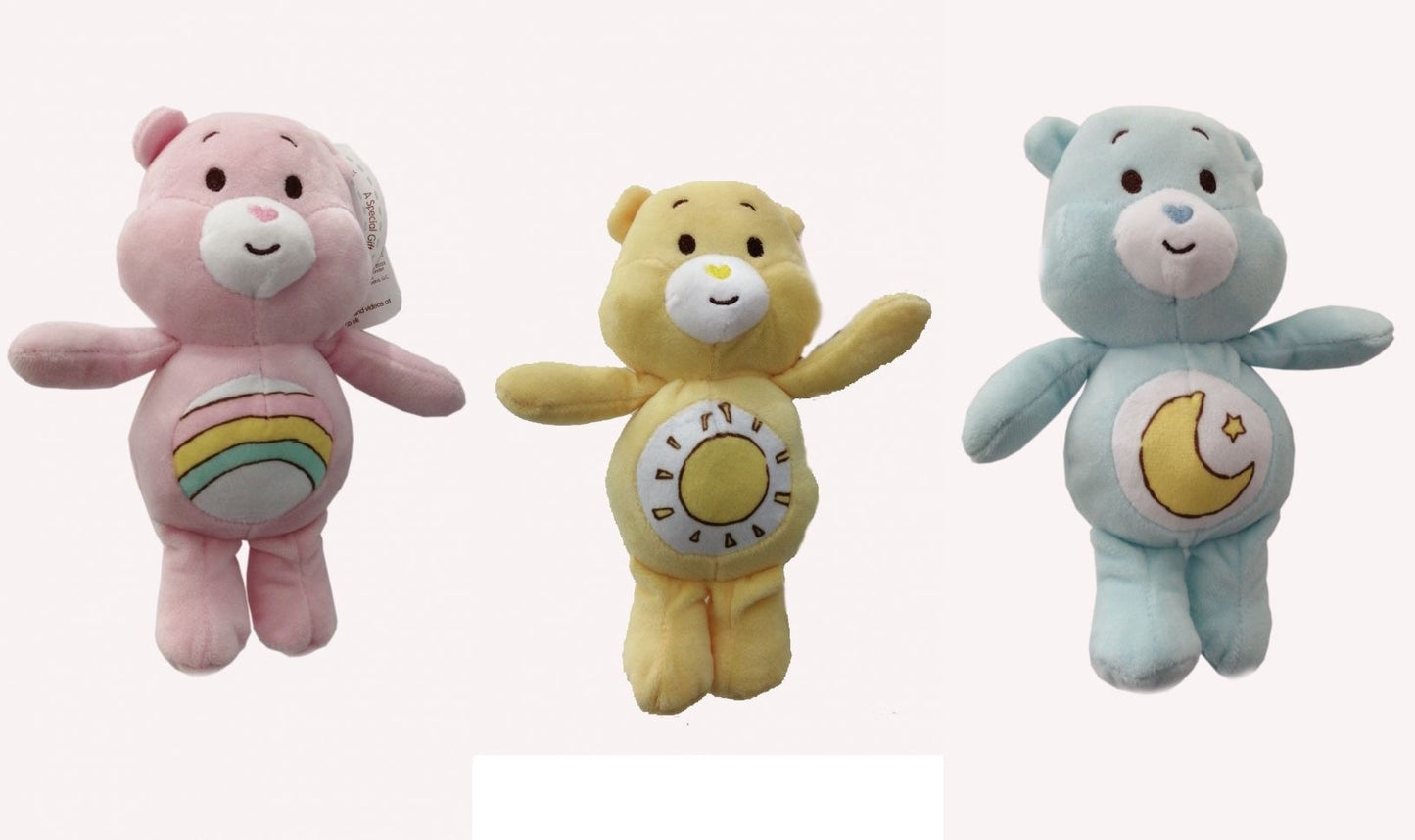 Care Bears Plush Toy 20cm – Cheer Bear, Bedtime Bear & Funshine Bear | Official Licensed | Choose Your Bear