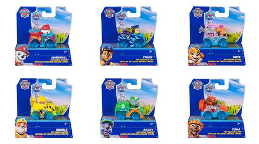 Spin Master PAW Patrol Pup Squad Racers Vehicle – Chase, Marshall, Skye, Rocky, Rubble & Zuma | Choose Your Character