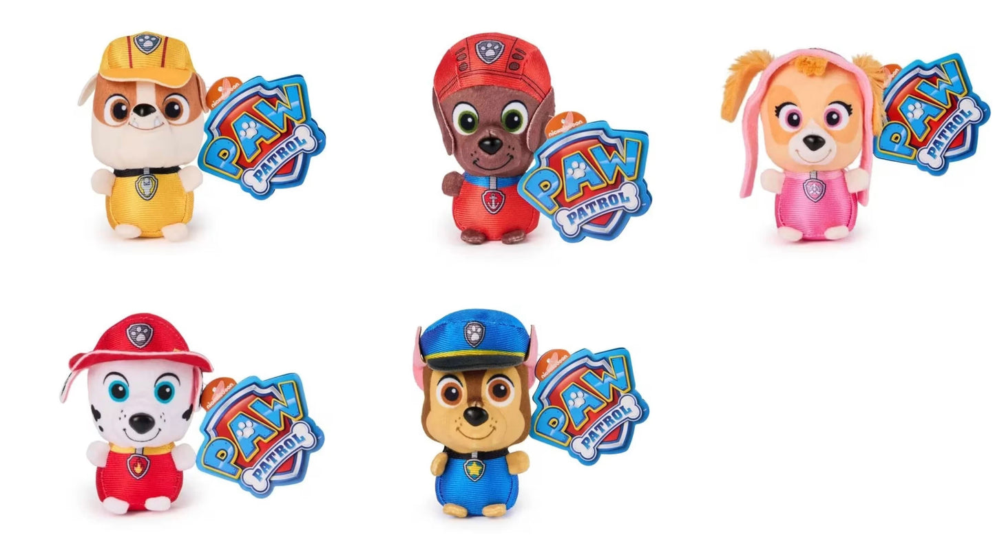 Gund PAW Patrol Mini Plush Toy 7cm – Chase, Marshall, Skye & Rubble | Official Licensed | Choose Your Character
