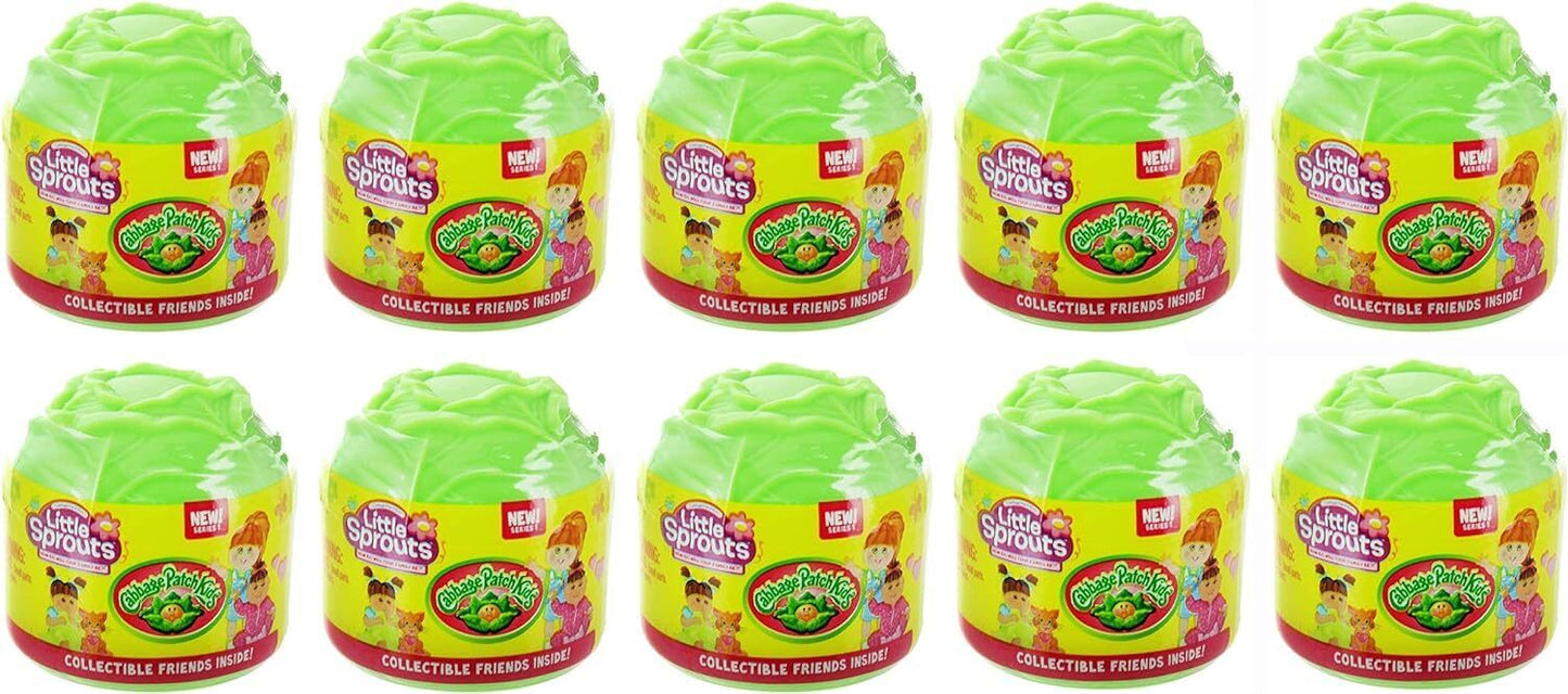 Cabbage Patch Kids Little Sprouts Series 1 – 10pcs Blind Capsule Mini Figures Set NIB
