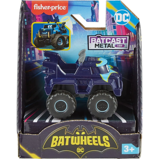 Fisher-Price DC Batwheels Buff The Bat-Truck – 1:55 Scale Diecast Vehicle Car HML18