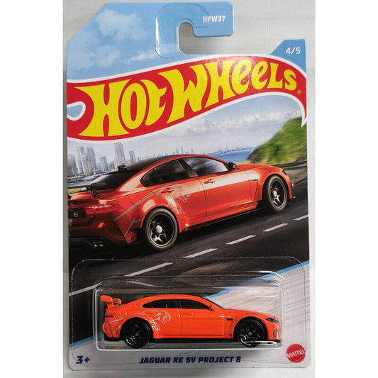 Hot Wheels Asst. HFW37 Luxury Sedans 2021 Jaguar XE SV Project S (4/5) 1:64 Scale Diecast Car