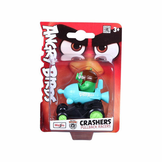 Angry Birds Maisto Crashers Pullback Racers Hog Rocket