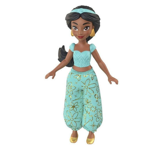 Mattel Disney Princess Jasmine 9 cm Articulated Mini Doll HLW69 – Blue Pants Outfit