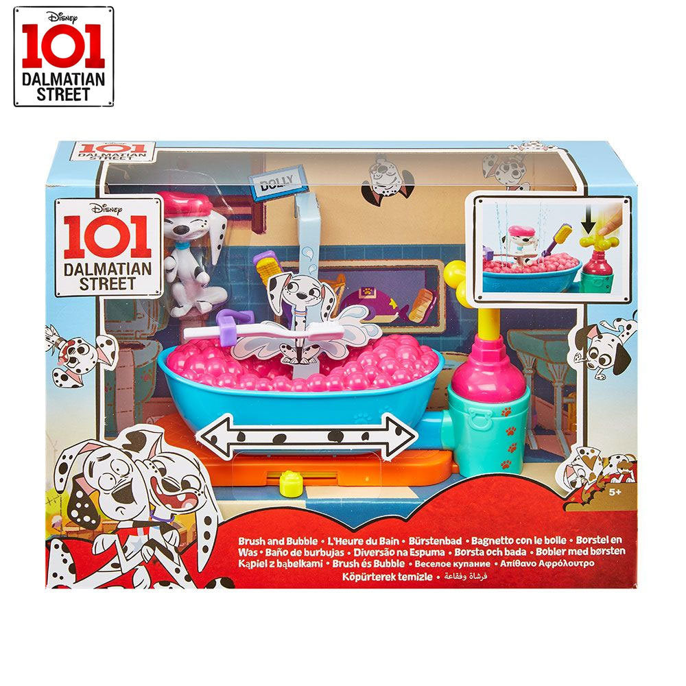 101 Dalmatian Street Brush & Bubble Dolly Playset – Mattel GBM46