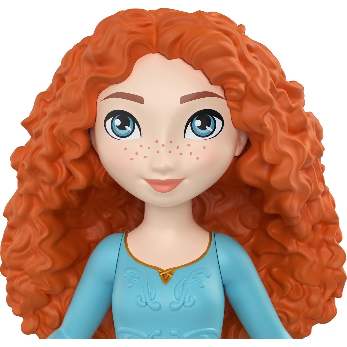 Disney Princess Merida Shiny Outfit Mini Doll 9cm – Articulated Figure JBX52 by Mattel