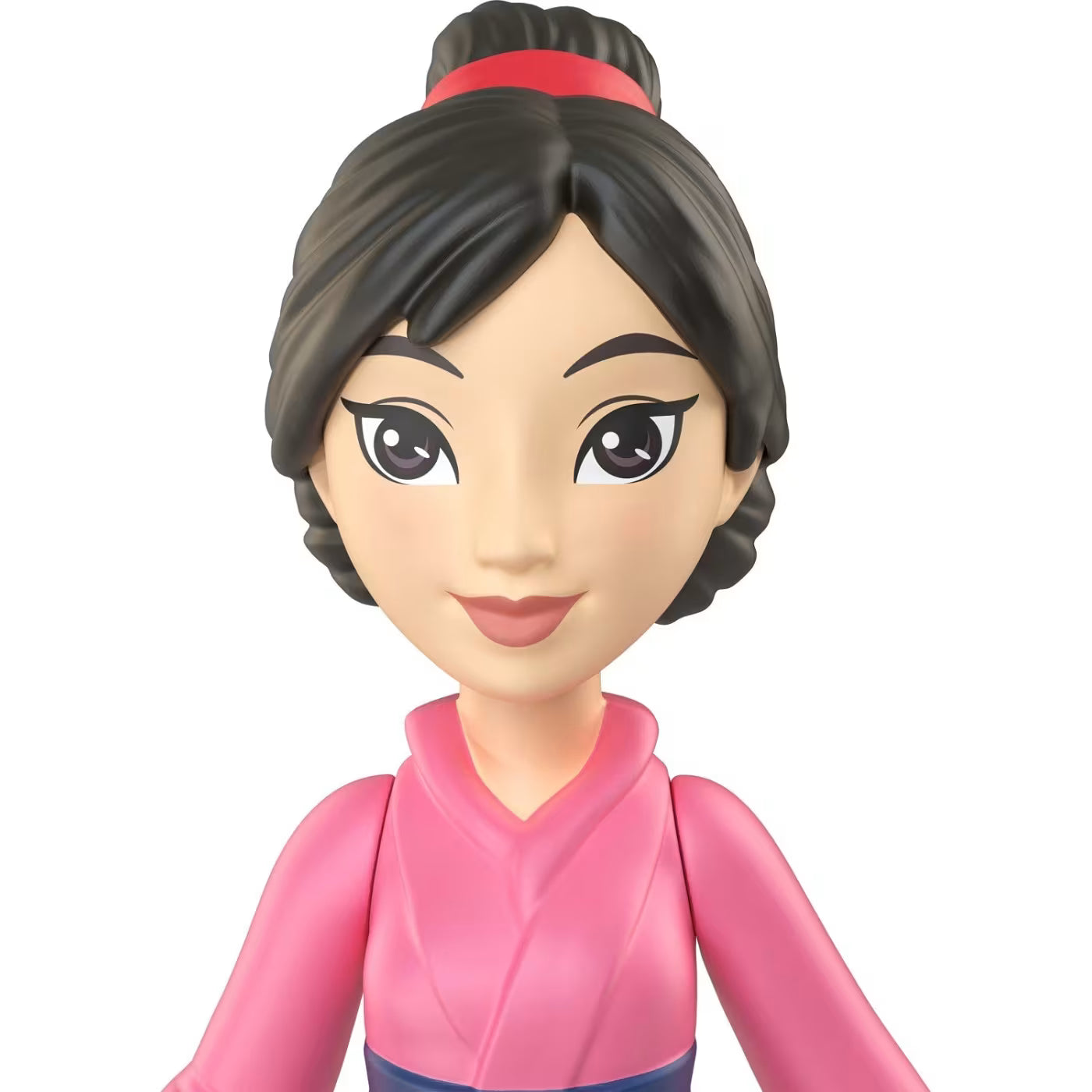 Disney Princess Mulan Shiny Pink Outfit Mini Doll 9cm – Articulated Figure JBX53 HLW69