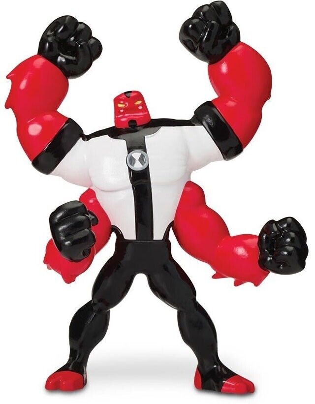 Ben 10 Mini Figure 2.5" – Giochi Preziosi / Playmates 76715 – Four Arms - Collectible Toy