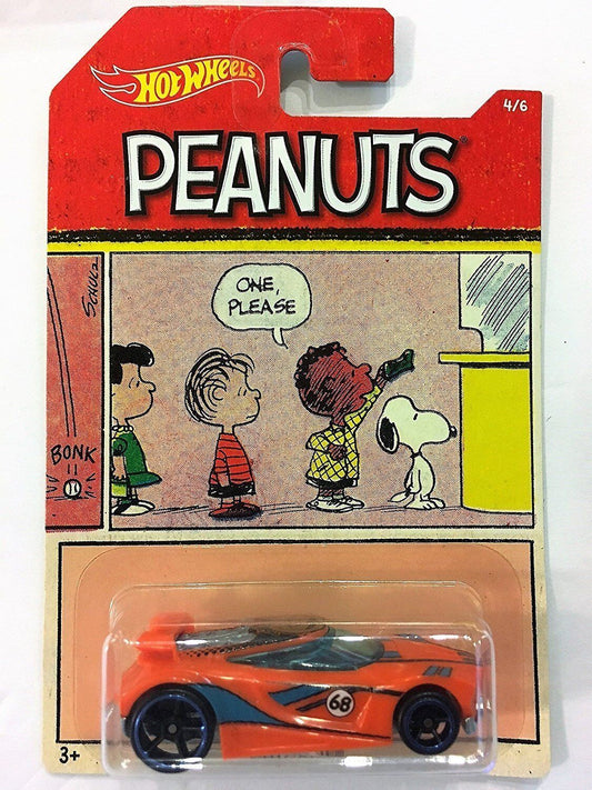 2017 Hot Wheels Peanuts Diecast Cars Collection Scale 1:64 Chicane