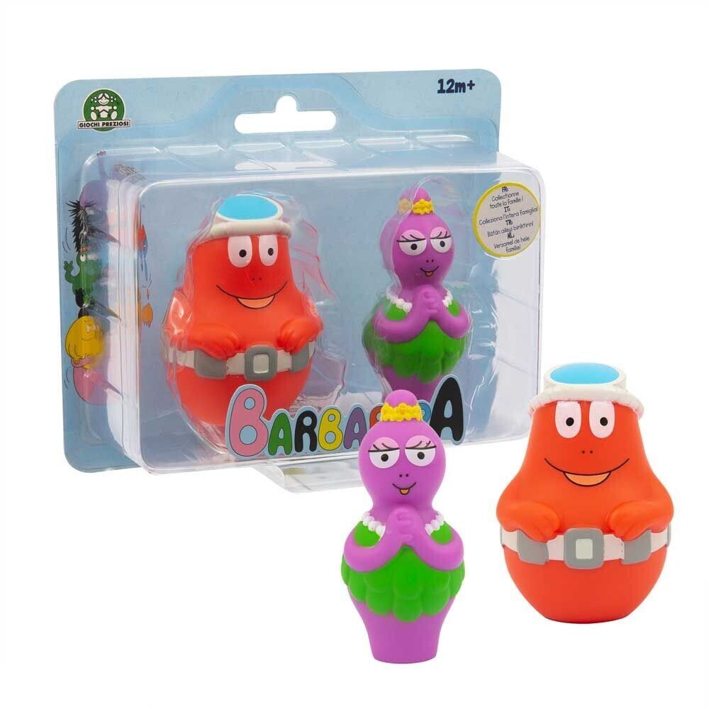 Giochi Preziosi Barbapapa Family 2 Figures Set BAP04/18 – Barbabravo & Barbabella 8cm (Summer Edition)