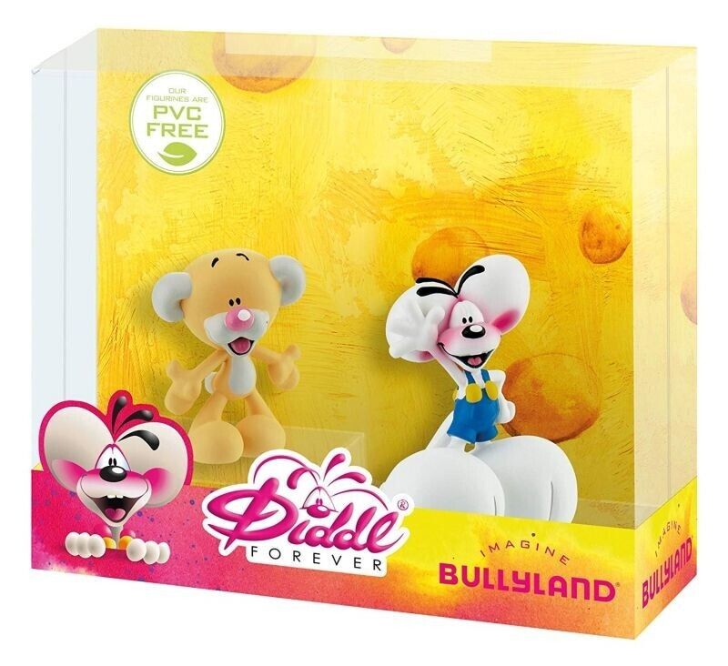 Imagine Bullyland Diddl Forever Figures Set – Diddl & Pimboli Collectible Toys