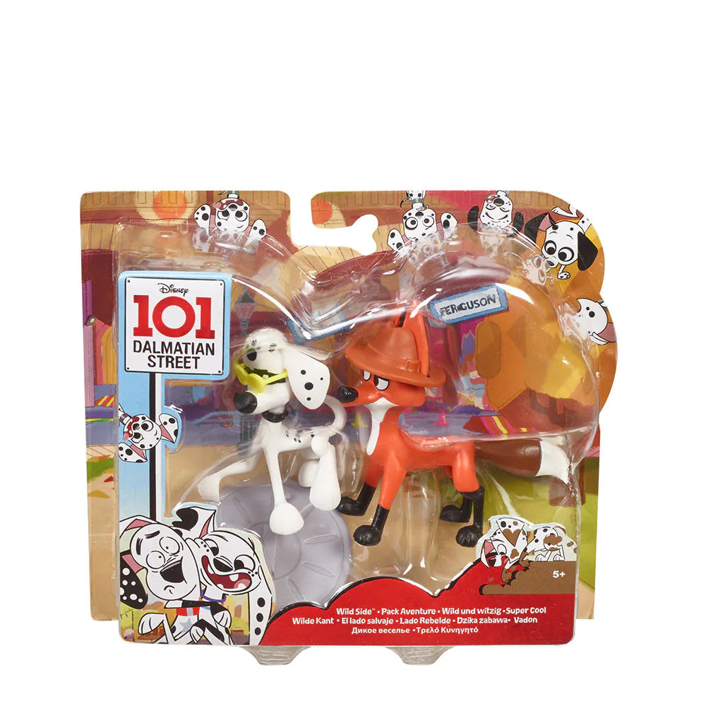 Disney 101 Dalmatian Street Wild Side Figures 2-Pack Assortment – Mattel GBM41