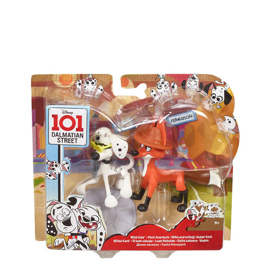 Disney 101 Dalmatian Street Wild Side Figures 2-Pack Assortment – Mattel GBM41